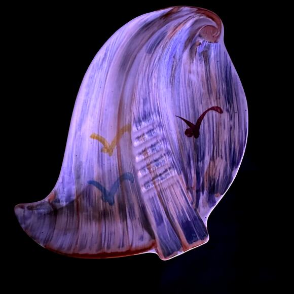 Ceramic Trinket Dish Decorative Plate‎ Bird Design Accent Plate - Picture 6 of 12